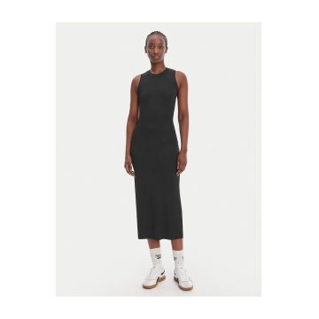 Rochie casual -  neagra - 77% poliester - 23% elastan -