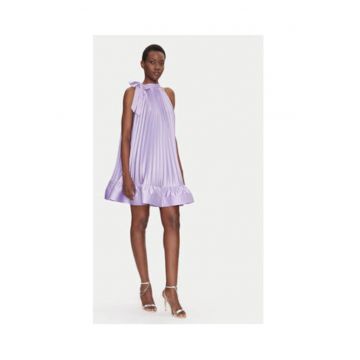 Rochie cocktail  Mov - 100% poliester