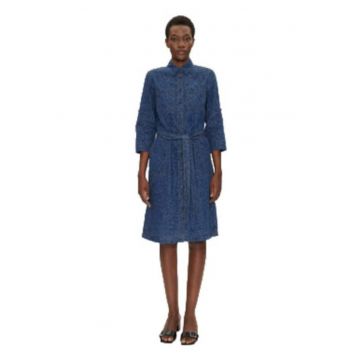 Rochie dama -  bumbac - bleumarin