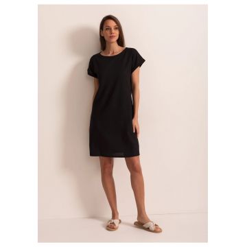 Rochie Dama Cool Flax In/Viscoza - Negru
