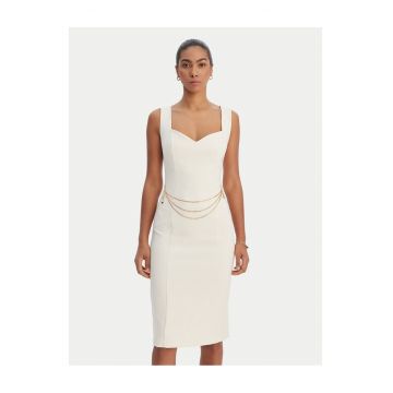 Rochie de cocktail  Ecru - Ecru