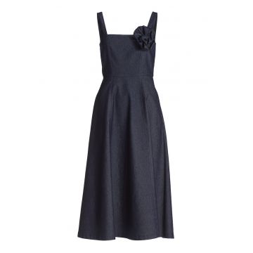 Rochie de cocktail elegantă - Bleumarin
