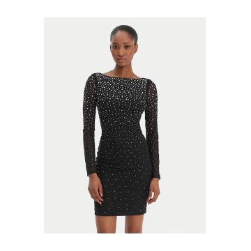 Rochie de cocktail -  neagra - poliamida - pentru femei