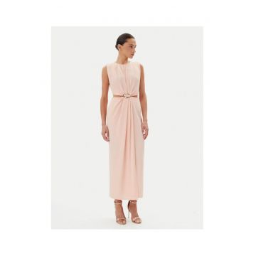 Rochie de seara dama  bej - fabric elegant