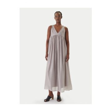 Rochie de vara -  gri - 71% rayon - 24% nailon - 5% matase