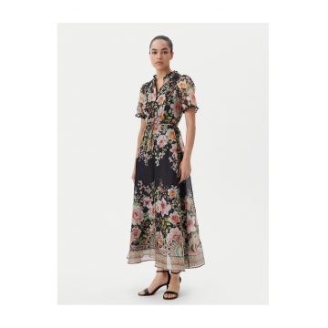 Rochie de vara -  negru - colorat