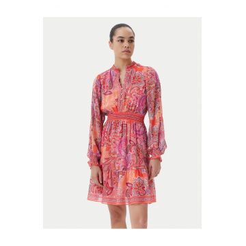 Rochie de vara -  roz - fabricata din material usor