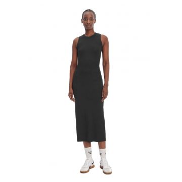 Rochie de zi Femei -  77% poliester - 23% elastan - M INTL - Negru -