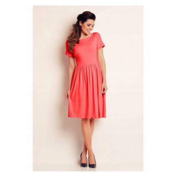 Rochie De zi/ office -  588753 - Rosu - Coral