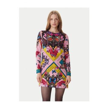 Rochie de zi -  roz - colorat