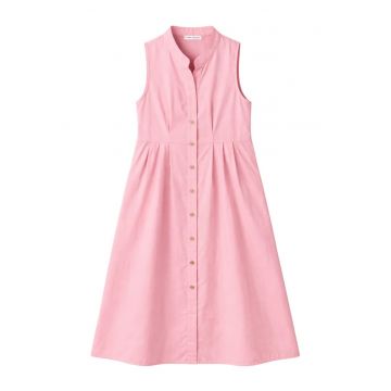 Rochie maxi -  bumbac/poliester - roz