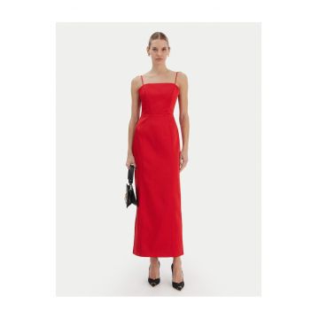 Rochie  model 60179DB - rosu intens