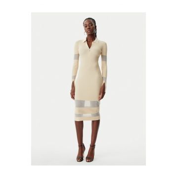 Rochie  model 8A1420 K078 - bej - modern