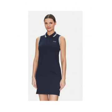 Rochie polo cu imprimeu logo -
