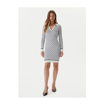 Rochie tricotata de dama  fabricata din material de calitadwqfe - Ecru