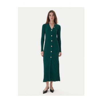 Rochie tricotata de dama  verde -