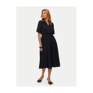 Rochie camasa Dama -  Negru - Viscoza