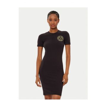 Rochie casual -  bumbac - negru -