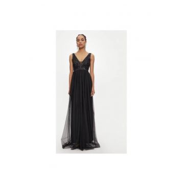 Rochie dama -  304725487 - Poliester - Negru - Negru