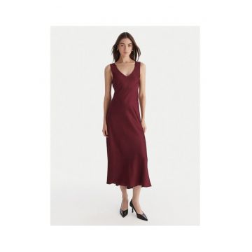 Rochie de cocktail -  bordo - femei
