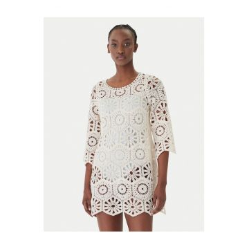 Rochie de plaja pentru femei -  bumbac - ecru - Ecru