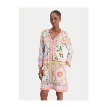 Rochie de vara  multicolor - poliester
