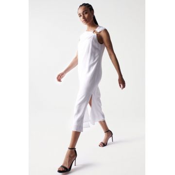 Rochie dreapta midi din lyocell -