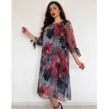 Rochie dreapta tip matase Mariana 20
