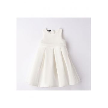Rochie eleganta cu dantela si tull pentru fete -  0.6242 - Alb