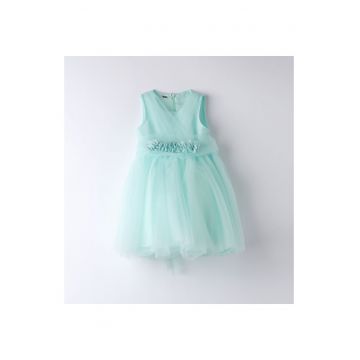 Rochie eleganta cu tull pentru fete -  4.8313 - Aqua