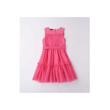 Rochie eleganta din tull pentru fete -  0.6427 - Roz - Roz