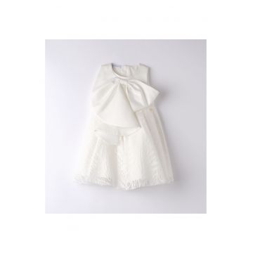 Rochie eleganta din tull pentru fete - - Alb