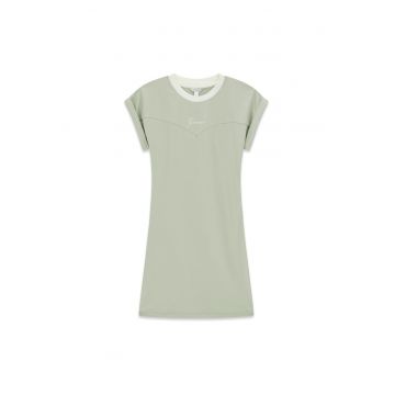 Rochie Fete -  Bumbac - Verde - 95% bumbac - 5% elastan - Verde