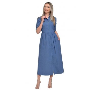Rochie lunga de blugi - subtire -  Stella