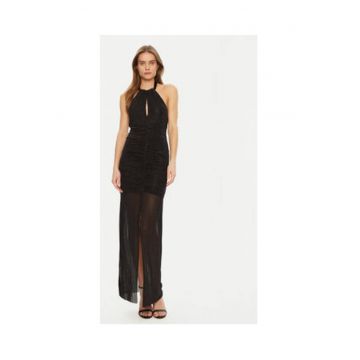 Rochie maxi cu decolteu halter