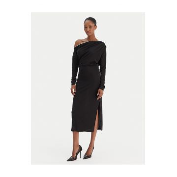 Rochie maxi de cocktail dama  negru