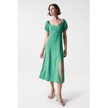 Rochie midi cu buline -