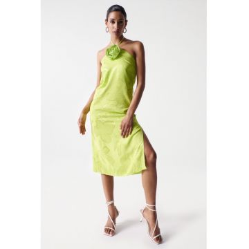 Rochie Midi Cu slit lateral