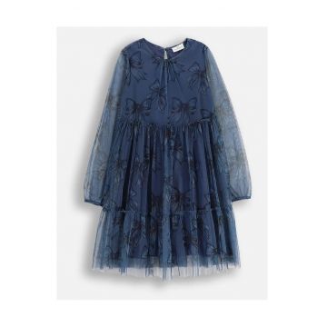 Rochie midi evazata cu imprimeu floral -