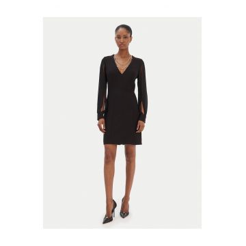 Rochie mini de cocktail -  negru - fabrica de calitate
