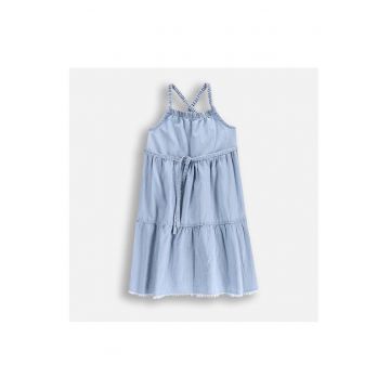 Rochie pentru fete -  bumbac - albastru
