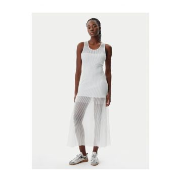 Rochie tricotata de dama  alba