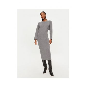 Rochie tricotata de dama  gri -