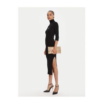 Rochie -  tricotata - negru