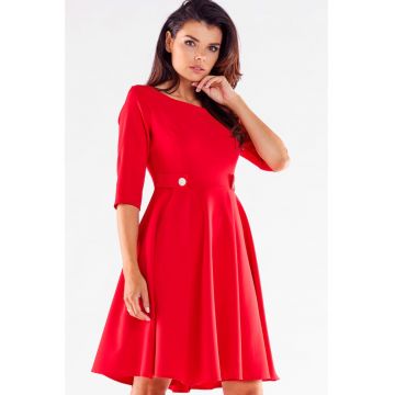 Scurta Rochie Maneca trei sferturi - Elegant A520