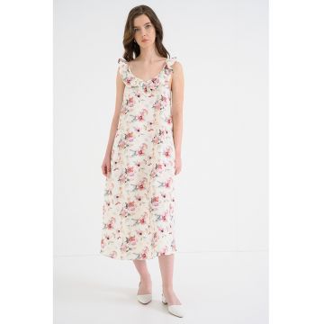 Rochie cu imprimeu floral Troya - Multicolor