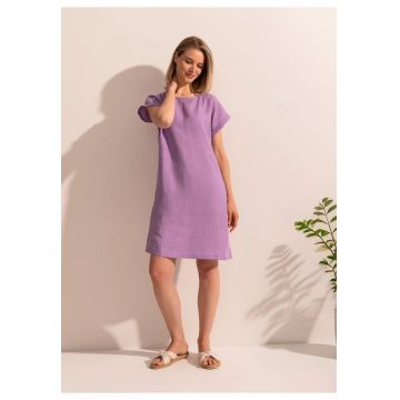 Rochie Dama din In - Lila