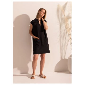 Rochie Dama Positano Bambus/In - Negru