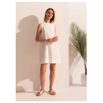 Rochie Dama Positano Eco-Friendly - Alb