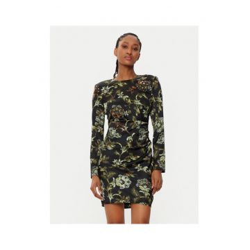 Rochie de cocktail -  poliester - negru -